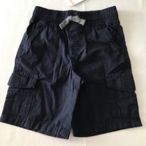 New Gymboree cargo shorts (blue, 4T)